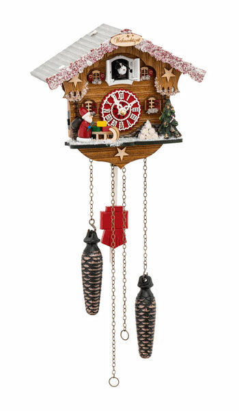Hermle NOELLE Black Forest Carved Cuckoo Clock, Chalet Style Model 3600
